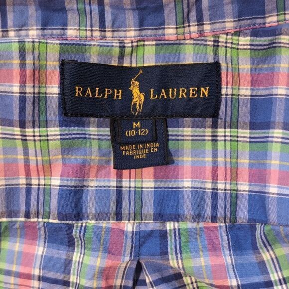 Boys Ralph Lauren Button Down Shirt M (10-12) - Picture 3 of 6
